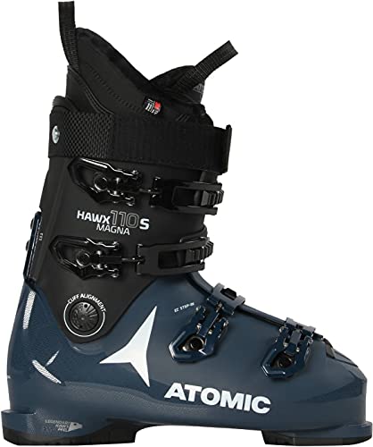 ATOMIC HAWX Magna 110 S, Botas de esquí Unisex Adulto, Black/Dark Blue, 43.5 EU