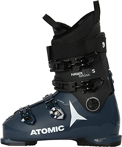 ATOMIC HAWX Magna 110 S, Botas de esquí Unisex Adulto, Black/Dark Blue, 43.5 EU