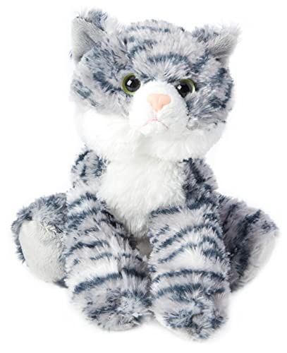 Aurora Mini Flopsies Lily the Grey Tabby, Color, White, Pink (31713)