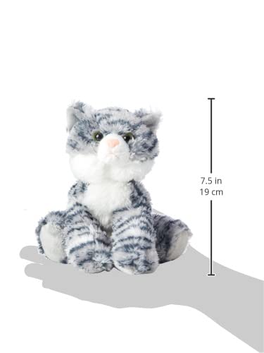 Aurora Mini Flopsies Lily the Grey Tabby, Color, White, Pink (31713)
