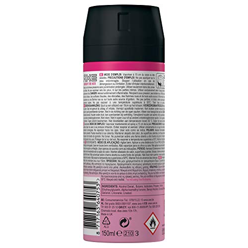 AXE - Anarchy for Her - Desodorante Bodyspray para mujer, protección de 48 horas, Negro - 150 ml