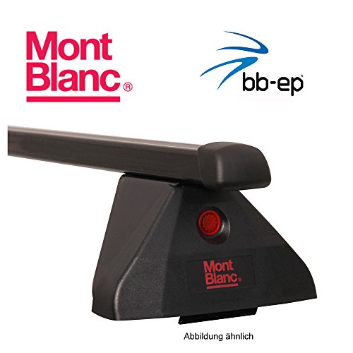 Baca exclusiva MontBlanc 91506576 para Fiat Ducato - MPV con puntos de fijación en el techo - Sistema completo de baca con cerradura y llave