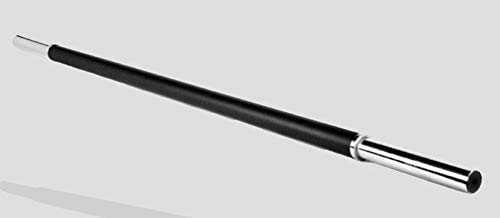 Barra de 28 mm de Body Pump, Acero Resistente, Recubierto de Caucho, 2 topes, 140 cm 28 mm diametro