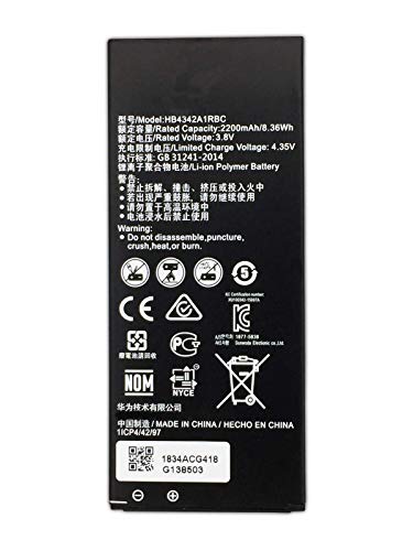 Bateria Compatible con Huawei Huawei Y5 II 2 / Y6 II Compact / Y6 4G / Honor 4A / Honor 5A / Orange Dive 70 /LYO-L21/CUN-L01/ HB4342A1RBC