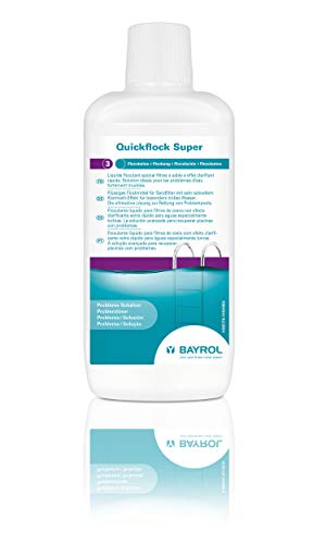 Bayrol 4195170 Quickflock Super - Floculante líquido especial para filtro de arena con efecto de claraboya muy rápido para agua turbia.