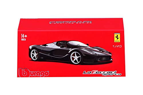 Bburago Maqueta de LaFerrari Aperta Ferrari Ferrari (Escala 1:43), Color Rojo