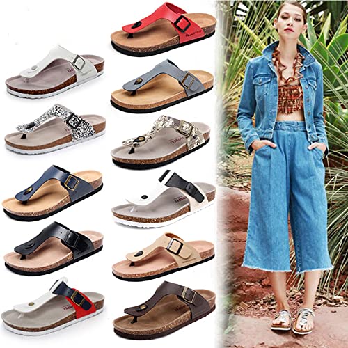 BEILA Chanclas para Mujer Hombre Flip Flops Sandalias Verano Zapatillas Zapatos De Playa Piscina De Interior O Al Aire Libre,Azul,37