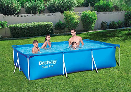 Bestway 56404-19 Infantil Bestway Deluxe Splash Frame Pool Piscina Desmontable Tubular, 300 x 201 x 66 cm
