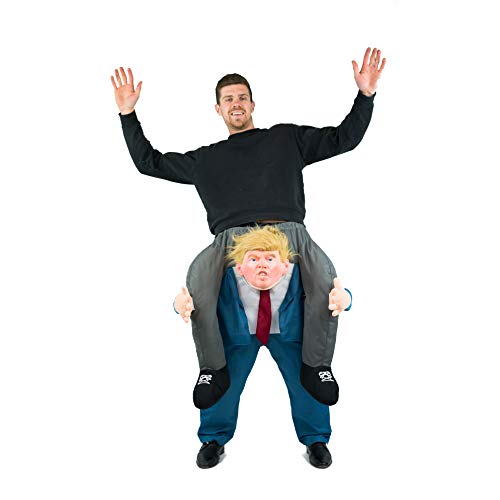 Bodysocks® Disfraz a Hombros (Carry Me) de Donald Trump para Adulto
