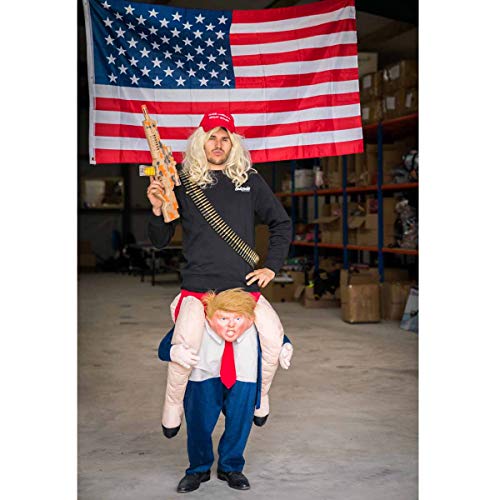 Bodysocks® Disfraz a Hombros (Carry Me) de Donald Trump para Adulto