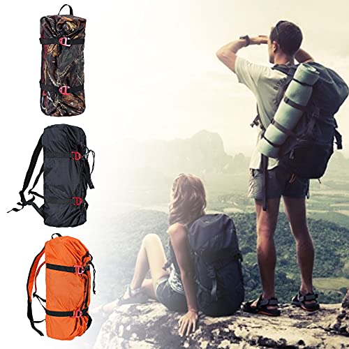 Bolsa de cuerda de escalada en roca, bolsa de cuerda impermeable plegable para escalada de cuerda bolsa de deportes para acampar al aire libre senderismo