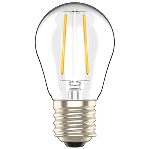 Bombilla LED Esférica Casquillo E27, 2 W, equivalente a 20 W, luz blanca cálida 2700K, 200 Lúmenes, Pack de 10