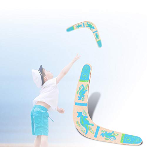 Boomerang en Forma de V Juego de Captura de Disco Volador de Madera Juego de Juguete de Deportes al Aire Libre para niños
