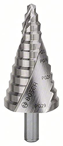 Bosch 2 608 587 428 - Broca escalonada HSS - 6-37 mm, 10,0 mm, 93 mm (pack de 1)