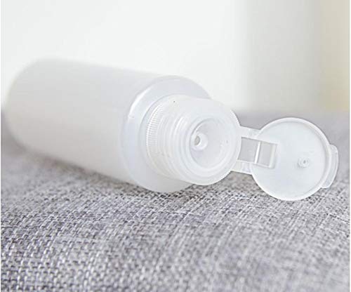 Botella de plástico suave vacía de 200 ml con tapa abatible rellenable para maquillaje muestra envases de almacenamiento para botellas de viaje frascos para loción de ducha gel champú