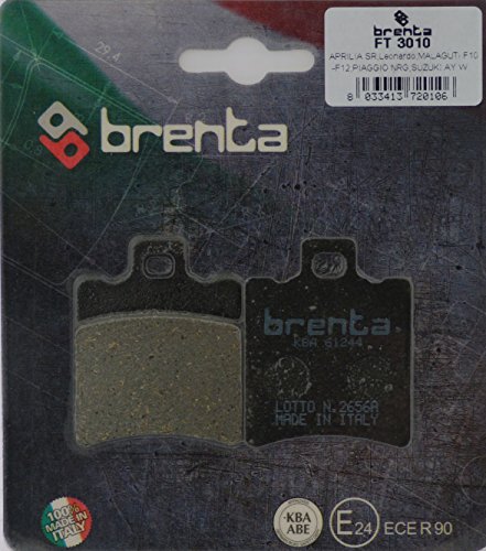 Brenta - Pastillas de freno orgánicas para moto, para Aprilia, Benelli, Beta, Garelli, Gilera, Honda, Malaguti