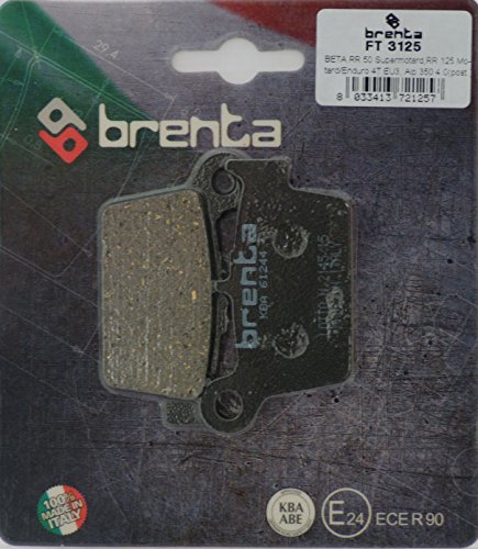 Brenta - Pastillas de freno orgánicas para moto para Beta RR 50 Enduro, RR 50 Supermotard, Urban 200