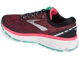 Brooks Ghost 11, Zapatillas de Running Mujer, Multicolor (Black/Pink/Aqua 017), 36.5 EU