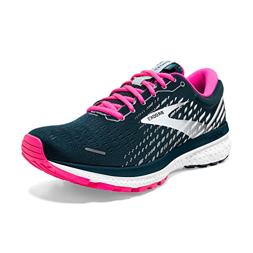 Brooks Ghost 13, Zapatillas para Correr Mujer, Reflective Pond/Pink/Ice, 40 EU