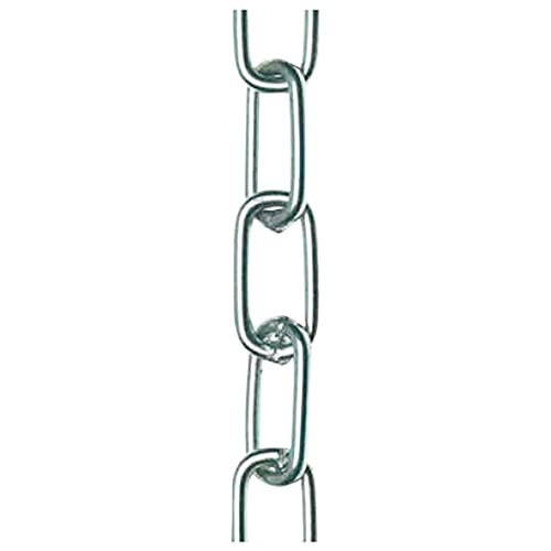 Bulk Hardware bh05716 mediano enlace cadena, 3 x 21 mm, 2 m longitud – chapado en Zinc