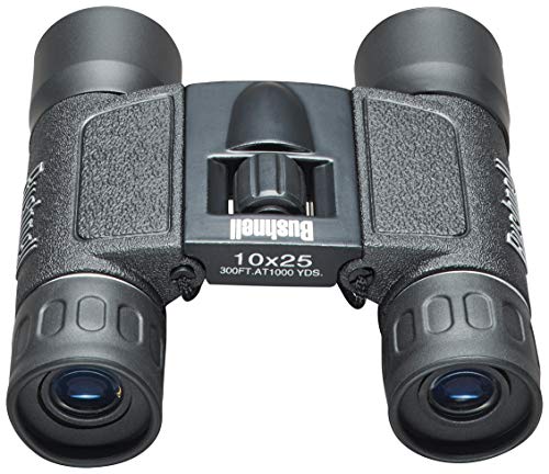 Bushnell - Powerview - 10x25 - Negro - Prisma de Porro - Binocular Compacto - 132516