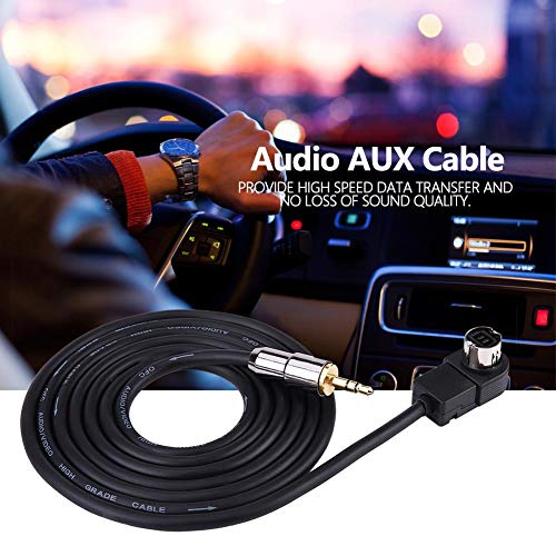 Cable Auxiliar RCA Auxiliar de 3,5 mm, Cable Adaptador AUX de Radio deo para automóvil para Reproductor de CD JVC/Alpine Ai-Net