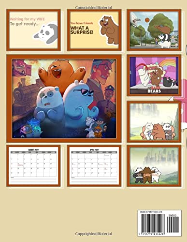 Calendar 2022: Adventure Cartoon Mini Planner Jan 2022 to Dec 2022 PLUS 6 Extra Months | High Quality Photos Pictures Collection Gift Idea For Fans