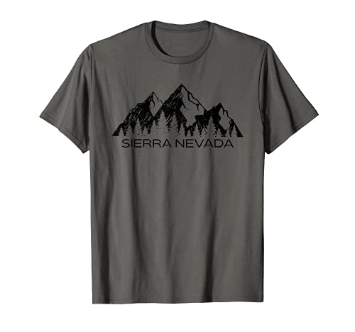 Camisa Sierra Nevada | Regalo de recuerdo de las montañas Sierra Nevada Camiseta