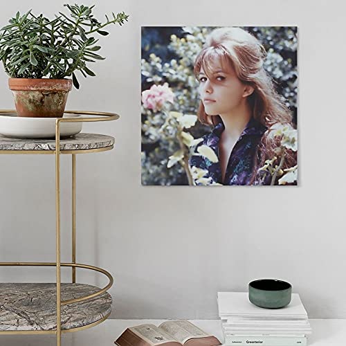 Cartel de lona de 27 fotos de actor Claudia Cardinale, decoración de dormitorio, paisaje, oficina, decoración de habitación, marco de regalo, 50 x 50 cm (50 x 50 cm)