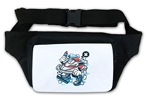 Cartoon Style Jet Ski Urban Water Ski Sports Sport Waist Bag