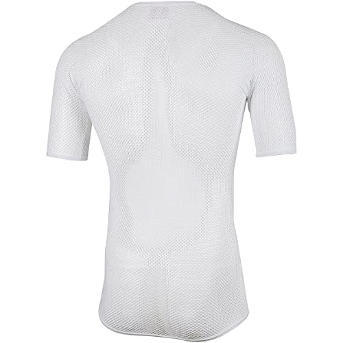 castelli Core Mesh 3 SS Camiseta, Hombre, Blanco, XX-Large