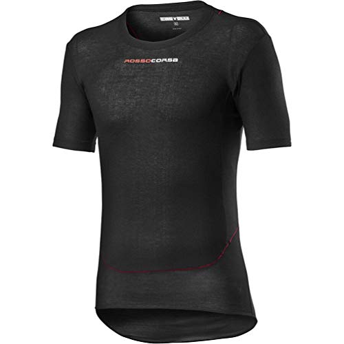 CASTELLI Prosecco Tech Short Sleeve - Camiseta para Hombre Negro S