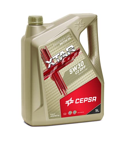CEPSA XTAR 5W30 C2 DPF 5L - Lubricante Sintético para Vehículos Gasolina y Diésel