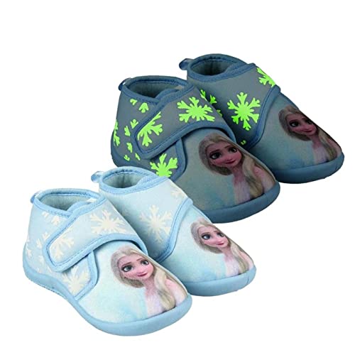 CERDÁ LIFE'S LITTLE MOMENTS 2300004646_T025-C72, Zapatillas de Andar por Casa Frozen-para Niñas-Licencia Oficial Disney, Azul, 25 EU