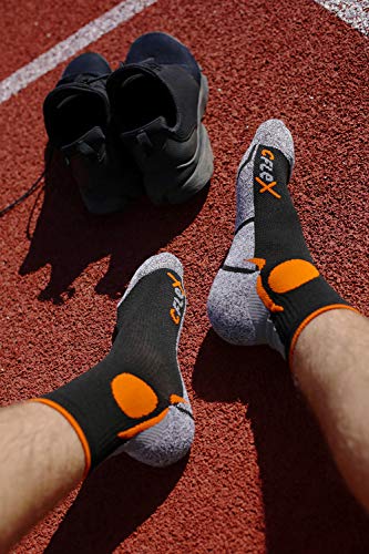 CFLEX - 4 pares de calcetines para correr negro/azul - 43-46