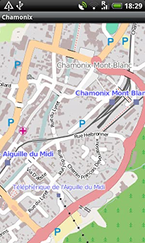 Chamonix Street Map