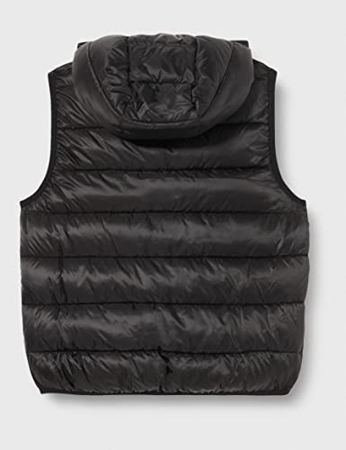 Champion Legacy Outdoor Hooded Vest Chaqueta, Negro, 3-4 Años para Niñas