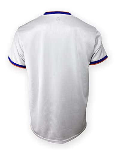 Champion's City Kit - Personalizable - Camiseta y Pantalón Infantil Primera Equipación - Real Madrid - Réplica Autorizada - Temporada 2021/2022 (4 Años)