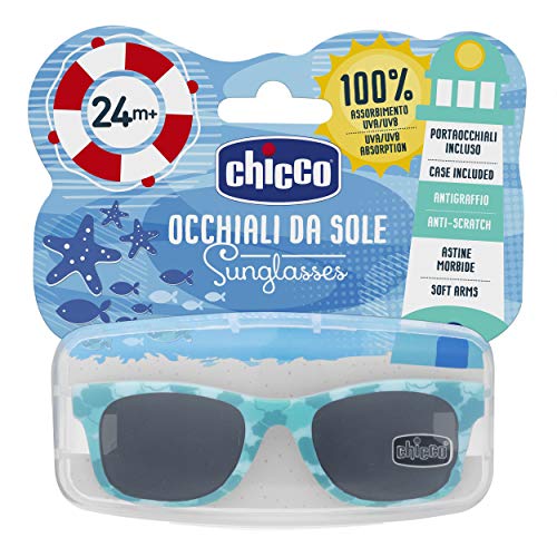 Chicco - Gafas de sol infantiles para niños 2 años, color verde