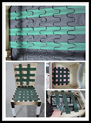 Cincha de tapicería elástica de 40 mm, 12 metros, correas de calidad para respaldos de sofás.