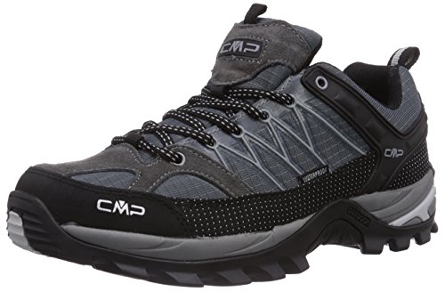 CMP Rigel Low Trekking Shoe WP, Zapatillas de Senderismo Hombre, Grey, 42 EU