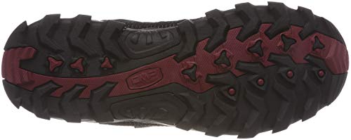 CMP Rigel Low Trekking Shoes WP, Zapatillas de Senderismo Hombre, Asphalt-Syrah, 45 EU