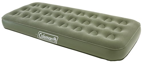 Coleman Comfort-Colchón Maxi de Aire de una Persona Verde Verde Talla:Talla única