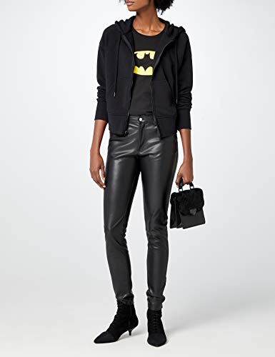 Collectors Mine - Camiseta de Batman con cuello redondo de manga corta para mujer, talla 48, color negro