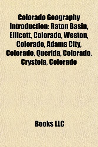 Colorado geography Introduction: Comanche National Grassland, Hall Station, Colorado, Ellicott, Colorado, Silver Creek, Colorado, Querida: Comanche ... Colorado, Alpine, Colorado, Hesperus