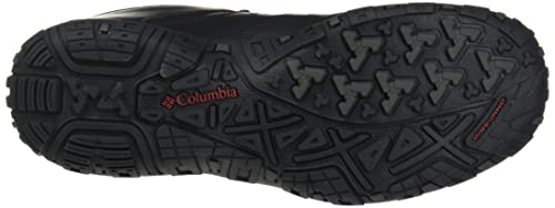 Columbia Peakfreak Venture Waterproof Zapatos impermeables para Hombre, Negro (Black, Vintage Red), 40.5 EU