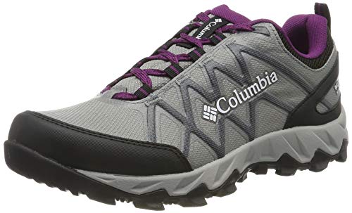 Columbia Peakfreak X2 Outdry Zapatos de senderismo para Mujer, Gris (Monument, Wild Iris), 37.5 EU