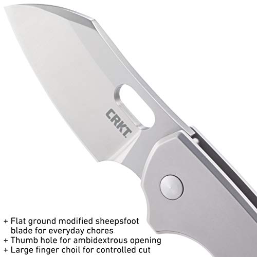 Columbia River cuchillo y herramienta, 5401, CRKT cuchillo plegable de Pilar, Plata