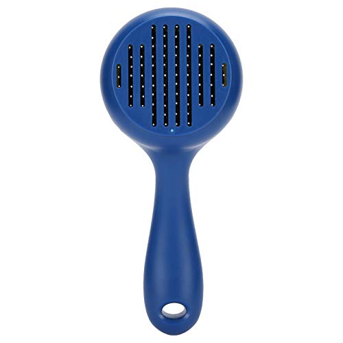 Comfortable Pet Brush, Hole Design with ABS and Alloy Steel Needle Matte Texture 17 x 6.6cm for Dog and Cat