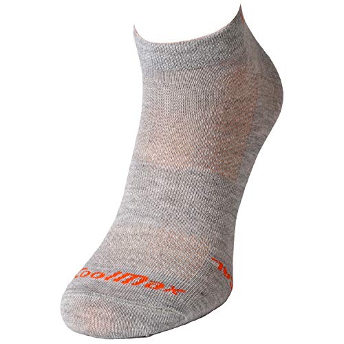 Comodo Calcetines cómodos para hombre y mujer, antideslizantes, 1 par de calcetines deportivos cortos, para correr, fitness, running, rUN7 g, 43-46, color gris
